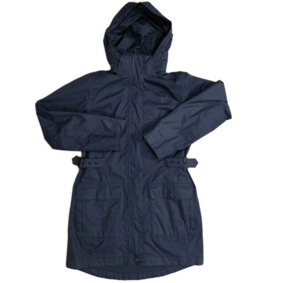The North Face Tomales Bay DryVent Jacket Women's Small Blue Full Zip Hooded - Picture 1 of 12